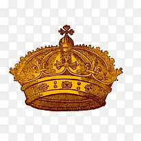 手绘金色皇冠-空若网 手绘金色皇冠-空若网