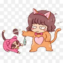 卡通女孩-空若网 卡通女孩-空若网