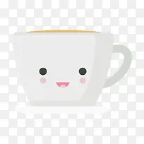 灰色扁平化茶杯元素-空若网 灰色扁平化茶杯元素-空若网