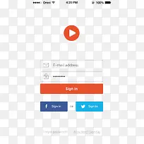 手机app登陆页-空若网 手机app登陆页-空若网