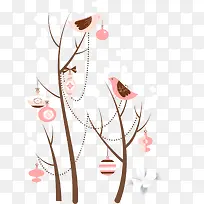 树枝小鸟-空若网 树枝小鸟-空若网