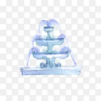 喷泉手绘-空若网 喷泉手绘-空若网