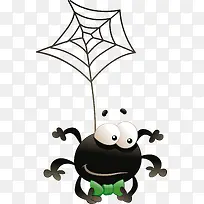 可爱卡通蜘蛛矢量图-空若网 可爱卡通蜘蛛矢量图-空若网