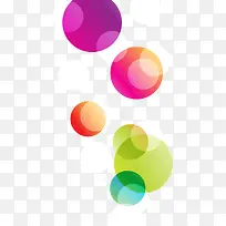 彩色气泡矢量图-空若网 彩色气泡矢量图-空若网