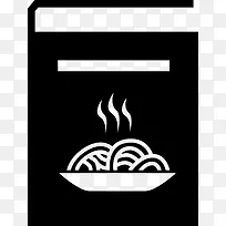 食谱书意大利面板盖上图标-空若网 食谱书意大利面板盖上图标-空若网