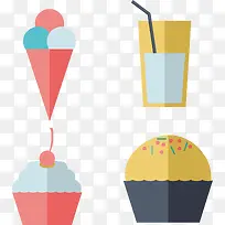 矢量扁平化冷饮-空若网 矢量扁平化冷饮-空若网