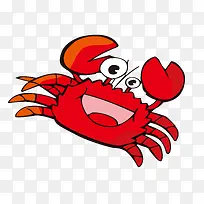 手绘螃蟹-空若网 手绘螃蟹-空若网