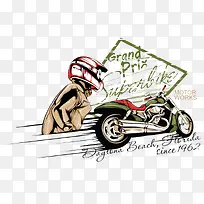 手绘赛车手-空若网 手绘赛车手-空若网
