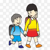 中小学生安全教育日小学生上学-空若网 中小学生安全教育日小学生上学-空若网