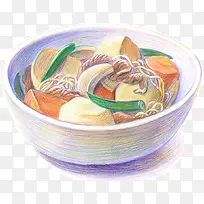 手绘美食-空若网 手绘美食-空若网