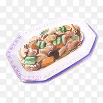 手绘美食-空若网 手绘美食-空若网