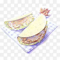 手绘美食-空若网 手绘美食-空若网