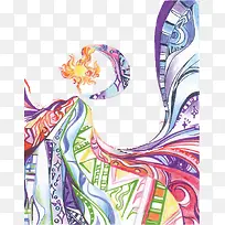 创意手绘花纹图案-空若网 创意手绘花纹图案-空若网