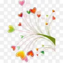 手绘爱心花纹-空若网 手绘爱心花纹-空若网