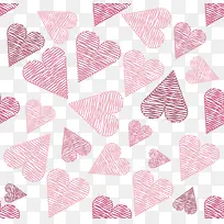 手绘涂鸦线条爱心-空若网 手绘涂鸦线条爱心-空若网