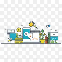 扁平化设计元素-空若网 扁平化设计元素-空若网