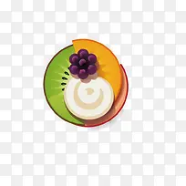 手绘水果拼盘-空若网 手绘水果拼盘-空若网