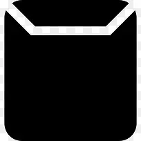 电子邮件黑色信封符号图标-空若网 电子邮件黑色信封符号图标-空若网