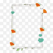 卡通扇子边框-空若网 卡通扇子边框-空若网