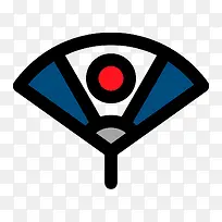 手绘卡通扇子-空若网 手绘卡通扇子-空若网