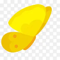 卡通黄色的蝴蝶昆虫设计-空若网 卡通黄色的蝴蝶昆虫设计-空若网