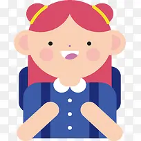 小女孩头像设计-空若网 小女孩头像设计-空若网