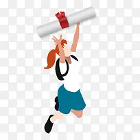 卡通扁平化高考海报-空若网 卡通扁平化高考海报-空若网