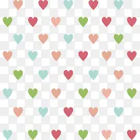 矢量彩色爱心-空若网 矢量彩色爱心-空若网