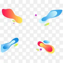 彩色不规则图形-空若网 彩色不规则图形-空若网