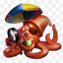 八爪鱼插画-空若网 八爪鱼插画-空若网