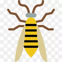 昆虫电脑图标蜂夹艺术-黄蜂-空若网 昆虫电脑图标蜂夹艺术-黄蜂-空若网