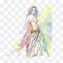 水彩女人-空若网 水彩女人-空若网