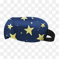 蓝色星星眼罩-空若网 蓝色星星眼罩-空若网
