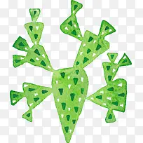 小清新插画广告设计卡通仙人掌-空若网 小清新插画广告设计卡通仙人掌-空若网