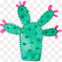 小清新插画广告设计卡通仙人掌-空若网 小清新插画广告设计卡通仙人掌-空若网
