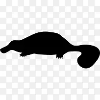 动物形状的鸭嘴兽图标-空若网 动物形状的鸭嘴兽图标-空若网