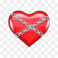 铁链捆住的爱心-空若网 铁链捆住的爱心-空若网