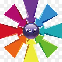 七彩风车装饰-空若网 七彩风车装饰-空若网