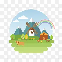 农场的风车-空若网 农场的风车-空若网