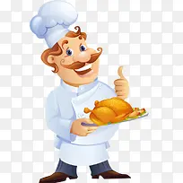 卡通简笔厨师-空若网 卡通简笔厨师-空若网