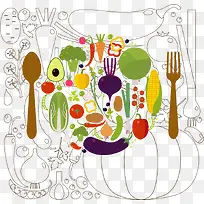 矢量蔬菜素材-空若网 矢量蔬菜素材-空若网