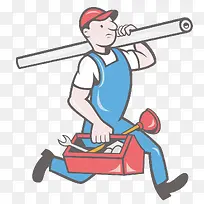 安装工广告素材-空若网 安装工广告素材-空若网