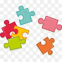 小清新多彩拼图-空若网 小清新多彩拼图-空若网