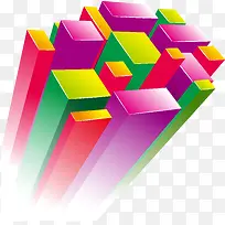 炫彩正方体-空若网 炫彩正方体-空若网