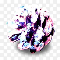 多彩晶莹珠花松果-空若网 多彩晶莹珠花松果-空若网