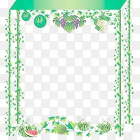 水果藤蔓边框-空若网 水果藤蔓边框-空若网