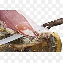 红色美味的食物刀切西班牙火腿实-空若网 红色美味的食物刀切西班牙火腿实-空若网