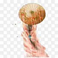 打着雨伞的少女-空若网 打着雨伞的少女-空若网