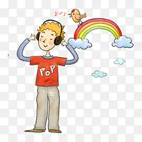 卡通儿童插画素材-空若网 卡通儿童插画素材-空若网