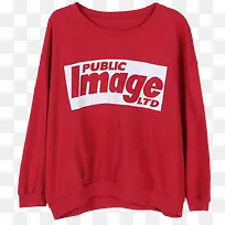 红色英文卫衣-空若网 红色英文卫衣-空若网